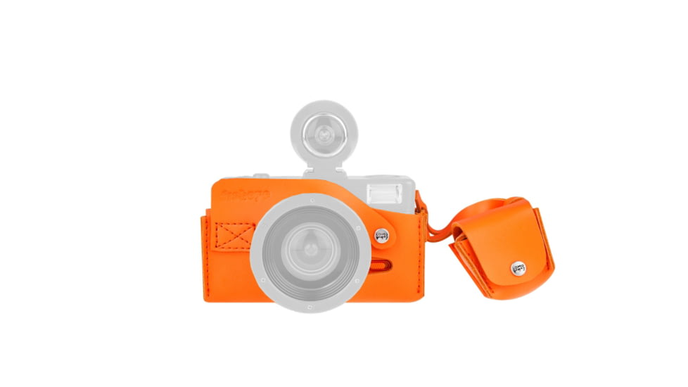 Lomography Fisheye Case, Vibrant Orange w/ Camera 454