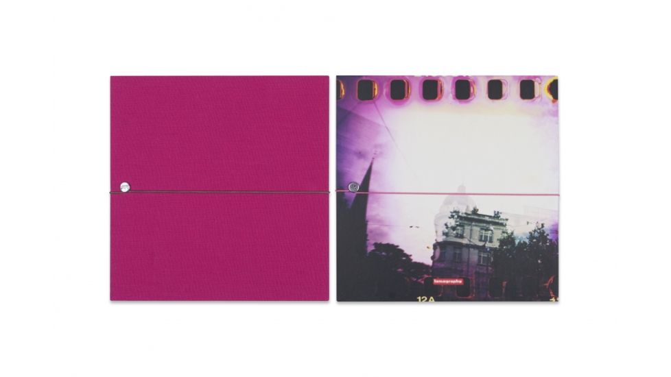 Lomography Photo Accordion - Square 1, pink andphoto 225