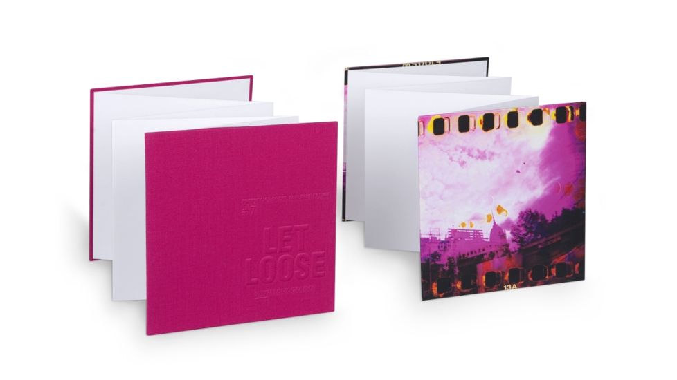 Lomography Photo Accordion - Square 1, pink andphoto 225