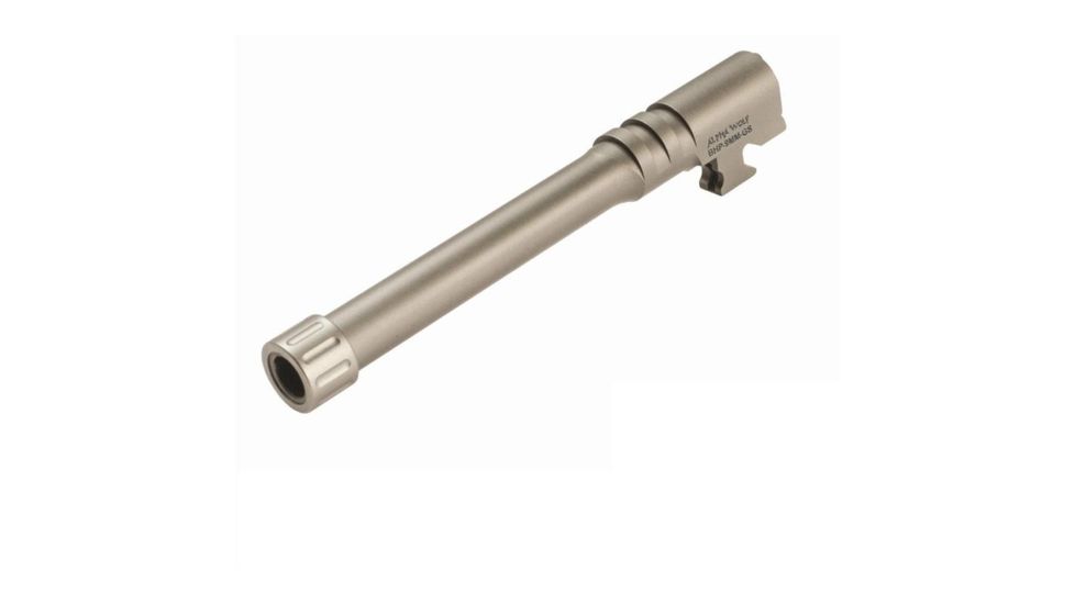 Lone Wolf Arms AlphaWolf Browning Hi Power 9mm Threaded Gunsmith Barrel, 1/2x28, Satin Finish, AW-BHP9TH-GS