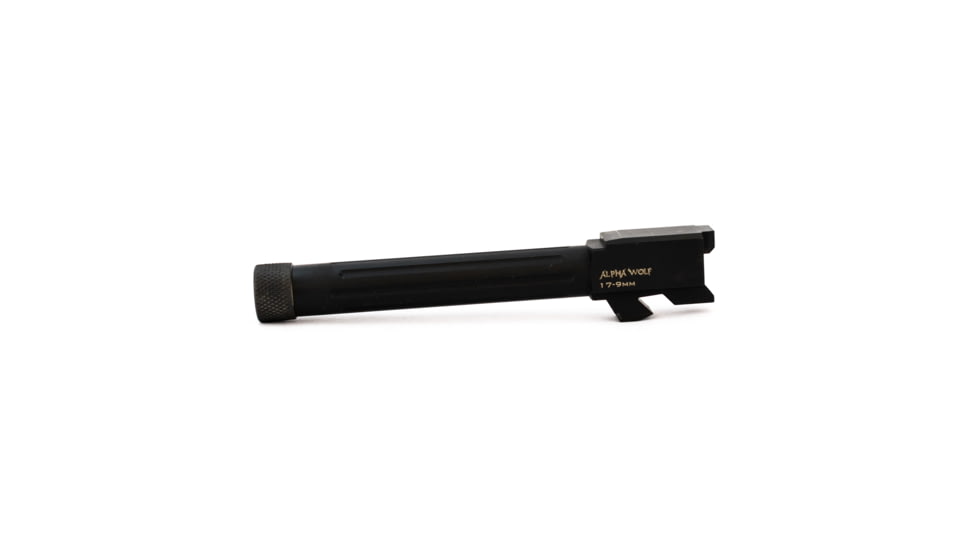 Lone Wolf Arms AlphaWolf Glock 17 9mm Threaded Barrel, 1/2x28, Black, AW-17TH