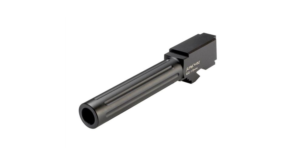 Lone Wolf Arms AlphaWolf Glock 20 10mm Barrel, Stock Length, Black, AW-2010N