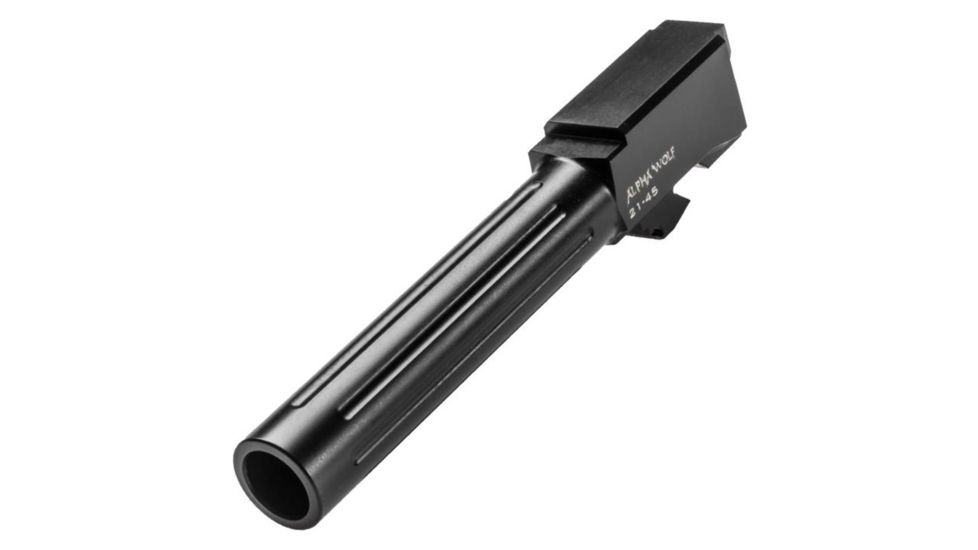 Lone Wolf Arms AlphaWolf Glock 21 .45 ACP Barrel, Stock Length, Black, AW-2145N