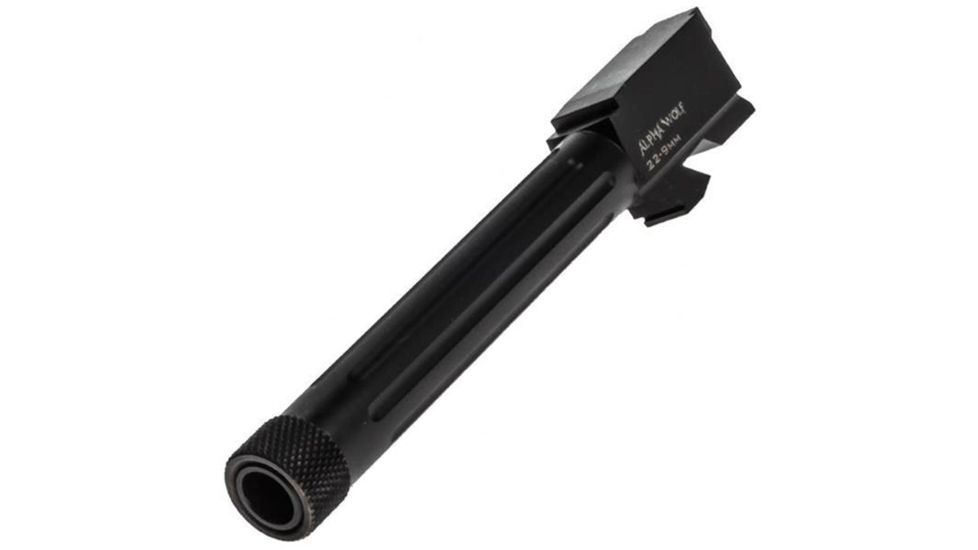 Lone Wolf Arms AlphaWolf Glock 22/31 9mm Threaded Conversion Barrel, 1/2x28, Black, AW-229TH