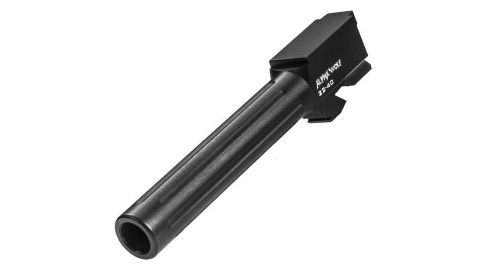 Lone Wolf Arms AlphaWolf Glock 22 .40 S&amp;W Barrel, Stock Length, Black, AW-2240N