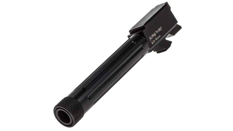 Lone Wolf Arms AlphaWolf Glock 23/32 9mm Threaded Conversion Barrel, 1/2x28, Black, AW-239TH