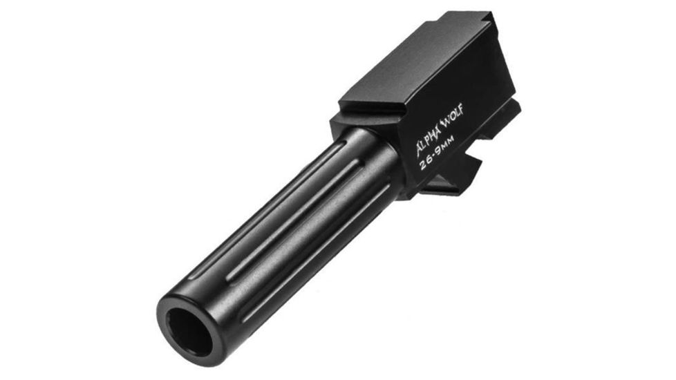 Lone Wolf Arms AlphaWolf Glock 26 9mm Barrel, Stock Length, Black, AW-26N