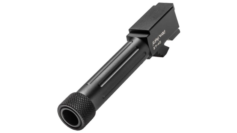 Lone Wolf Arms AlphaWolf Glock 27 .40 S&amp;W Threaded Barrel, 9/16x24, Black, AW-2740TH
