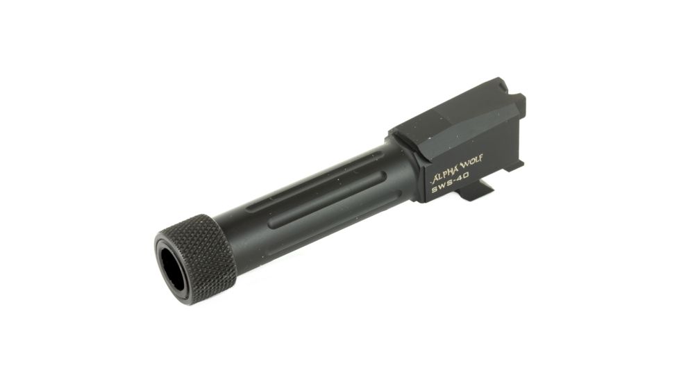 Lone Wolf Arms AlphaWolf Smith &amp; Wesson M&amp;P Shield .40 S&amp;W Threaded Barrel, 9/16x24, Black, AW-SWS40TH
