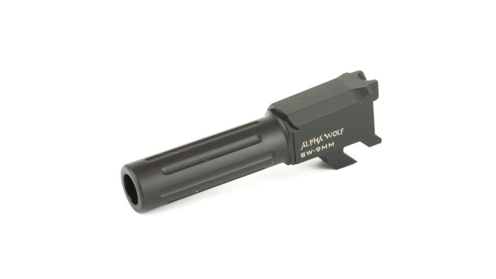 Lone Wolf Arms AlphaWolf Smith &amp; Wesson M&amp;P Shield 9mm Barrel, Stock Length, Black, AW-SWS9N