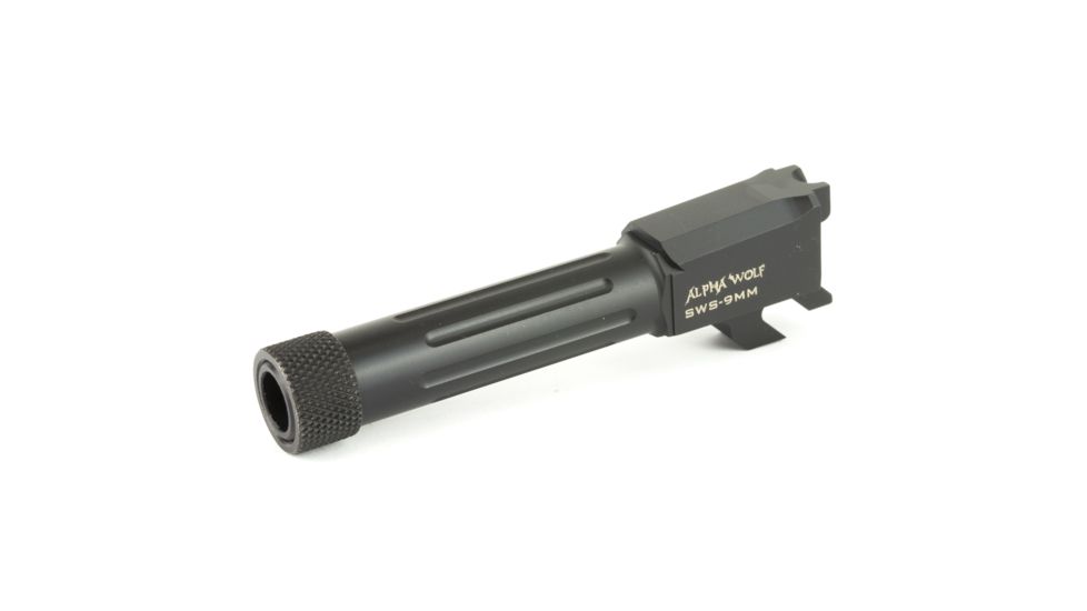 Lone Wolf Arms AlphaWolf Smith &amp; Wesson M&amp;P Shield 9mm Threaded Barrel, 1/2x28, Black, AW-SWS9TH