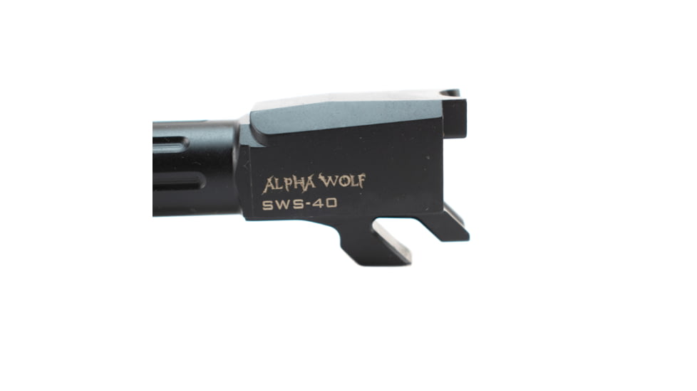 Lone Wolf Arms AlphaWolf Glock 23/32 9mm Threaded Conversion Barrel, 1/2x28, Black, AW-239TH
