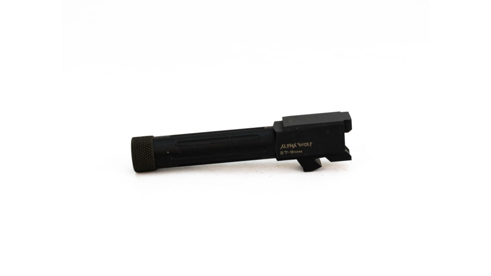 Lone Wolf Arms AlphaWolf Glock 27/33 9mm Threaded Conversion Barrel, 1/2x28, Black, AW-279TH