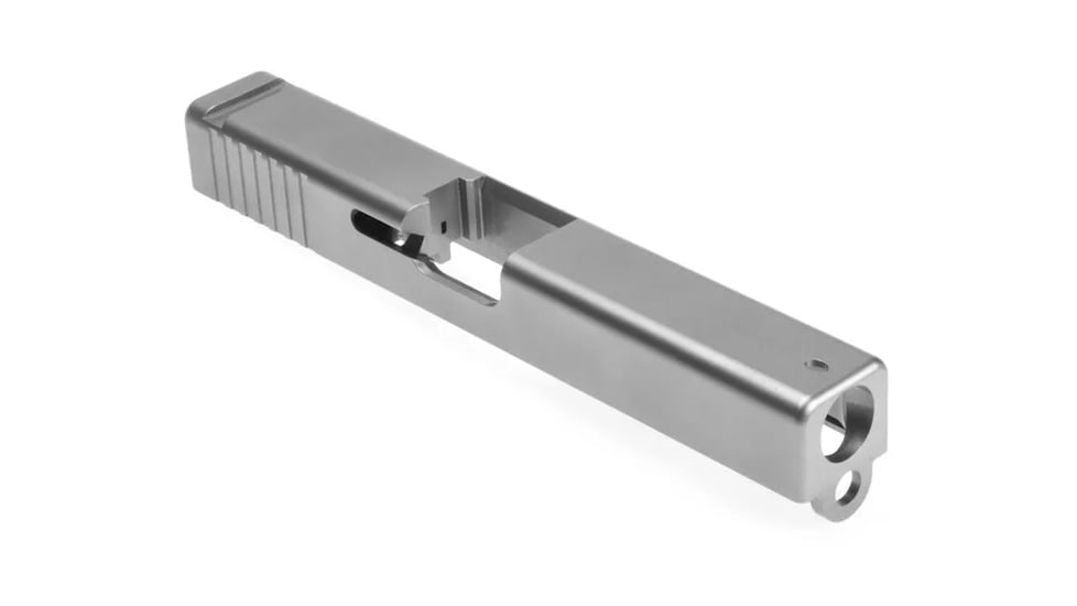Lone Wolf Arms AlphaWolf Pistol Slide, 9mm, Glock17 Gen3, OEM Profile, Stainless Steel, AW-Slide17-G3-OEM