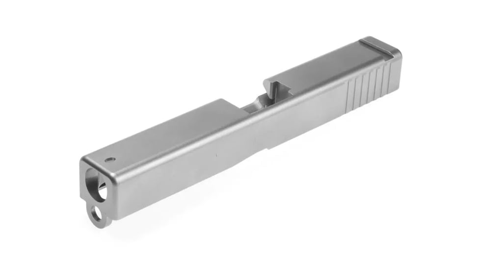 Lone Wolf Arms AlphaWolf Pistol Slide, 9mm, Glock17 Gen3, OEM Profile, Stainless Steel, AW-Slide17-G3-OEM