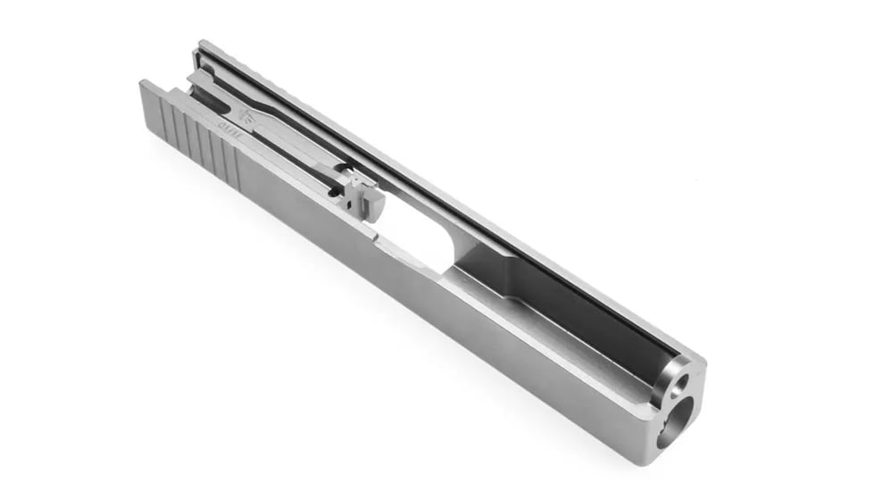 Lone Wolf Arms AlphaWolf Pistol Slide, 9mm, Glock17 Gen3, OEM Profile, Stainless Steel, AW-Slide17-G3-OEM