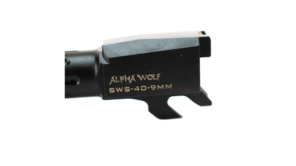 Lone Wolf Arms AlphaWolf Smith &amp; Wesson M&amp;P Shield .40 S&amp;W Threaded Barrel, 9/16x24, Black, AW-SWS40TH
