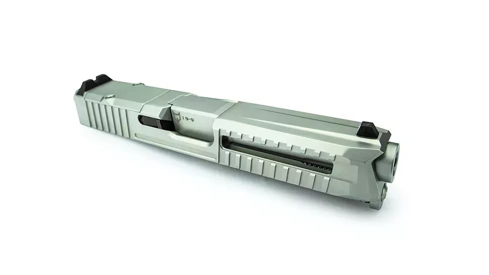 Lone Wolf Arms AlphaWolf Upper LTD19 V1 RMR Assembled, Bead Blasted, Silver, 9mm Gen3, AWSLIDELTD19V1RMRBLT