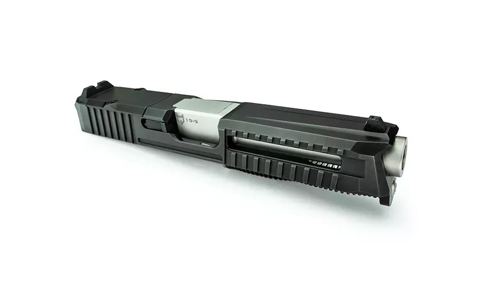 Lone Wolf Arms AlphaWolf Upper LTD19 V1 RMR Assembled, Nitride, Black, 9mm Gen3, AWSLIDELTD19V1BLKRMRBLT