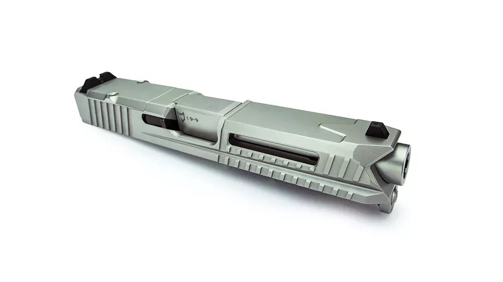 Lone Wolf Arms AlphaWolf Upper LTD19 V2 RMR Assembled, Bead Blasted, Silver, 9mm Gen3, AWSLIDELTD19V2RMRBLT