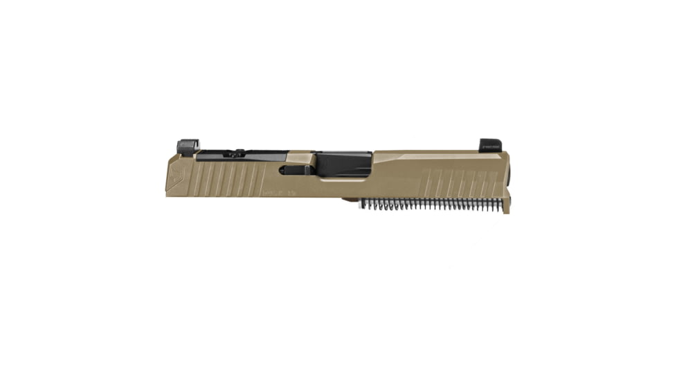 Lone Wolf Arms Dusk Pistol Complete Upper Slide, Glock 19, 9mm, Gen 3, RMR Cut, Flat Dark Earth, Small, LWD-DKSlide19-G3-FDE-BUILT