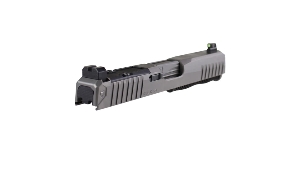 Lone Wolf Arms Dusk Pistol Complete Upper Slide, Glock 19, 9mm, Gen 3, RMR Cut, Graphite Gray, Small, LWD-DKSlide19-G3-GG-BUILT