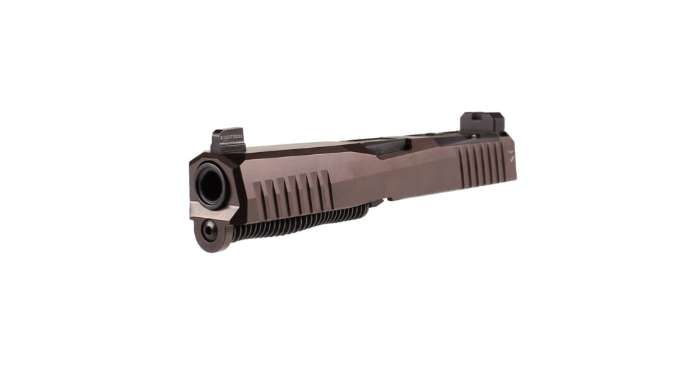 Lone Wolf Arms Dusk Pistol Complete Upper Slide, Glock 19, 9mm, Gen 3, RMR Cut, Oil Rub Bronze, Small, LWD-DKSlide19-G3-ORB-BUILT