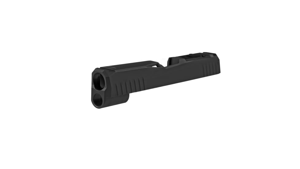 Lone Wolf Arms Dusk Pistol Slide, SIG Sauer P365 XL, Holosun, Stripped, Black, Small, LWD-DAWN365XL-OC-BLK