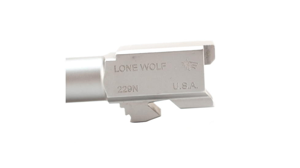 Lone Wolf Arms Glock 22/31 9mm Conversion Barrel, Stock Length, Raw Stainless, LWD-229N