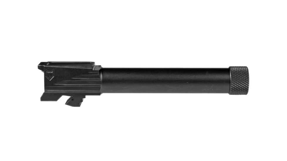 Lone Wolf Arms Threaded Barrel, Glock, Glock 19, 9mm, 1/2x28 Thread, Black, Small, LWD-Dk-19TH-Blk