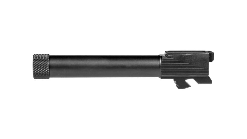 Lone Wolf Arms Threaded Barrel, Glock, Glock 19, 9mm, 1/2x28 Thread, Black, Small, LWD-Dk-19TH-Blk