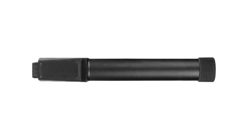 Lone Wolf Arms Threaded Barrel, Glock, Glock 19, 9mm, 1/2x28 Thread, Black, Small, LWD-Dk-19TH-Blk
