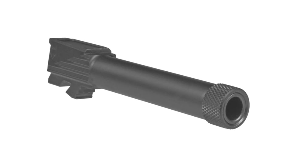 Lone Wolf Arms Threaded Barrel, Glock, Glock 19, 9mm, 1/2x28 Thread, Graphite Gray, Small, LWD-Dk-19TH-GG
