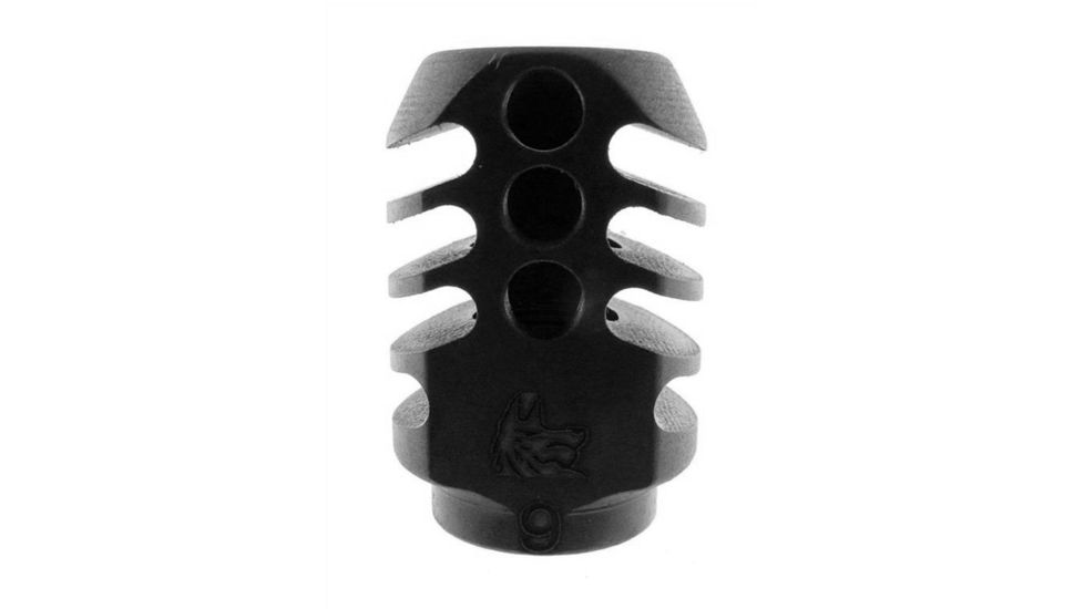 Lone Wolf Arms Compensator, 1/2x28, 9mm Major Extended, LWD-COMP9M