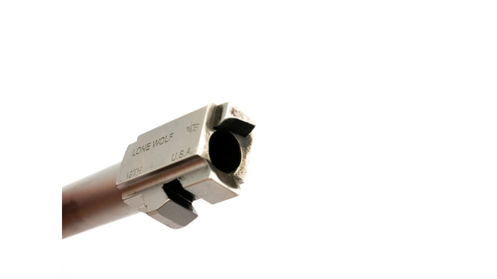 Lone Wolf Arms Glock 19 9mm Threaded Barrel, 1/2x28, Raw Stainless, LWD-19TH