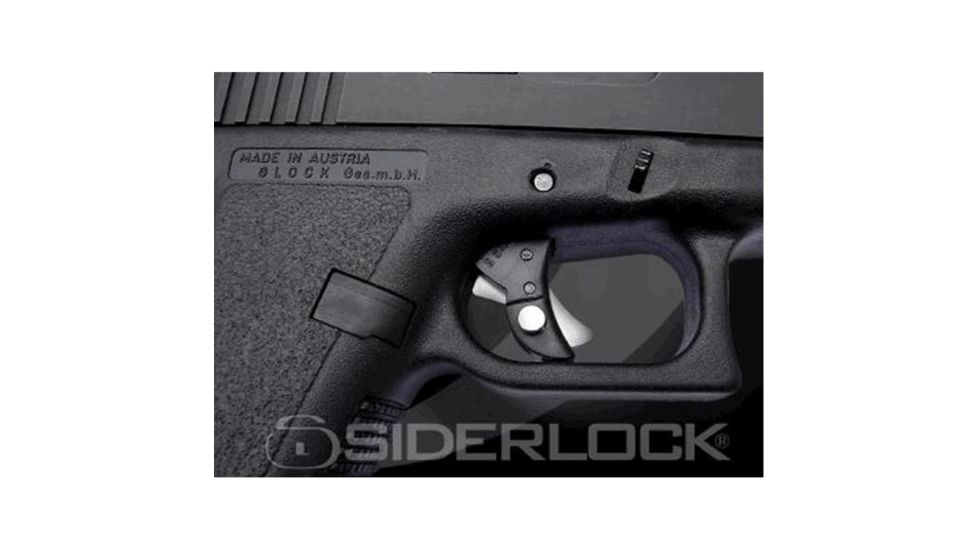 Lone Wolf Arms SIDERLOCK Glock Gen1-4 Security Trigger, Black, LWD-SIDER
