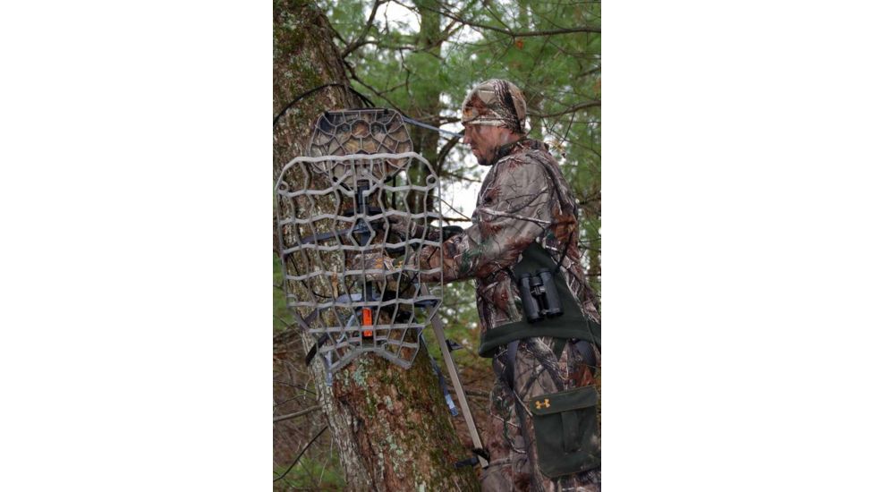 Lone Wolf Treestands Alpha Hang On Tree Stand, Gray AHO II