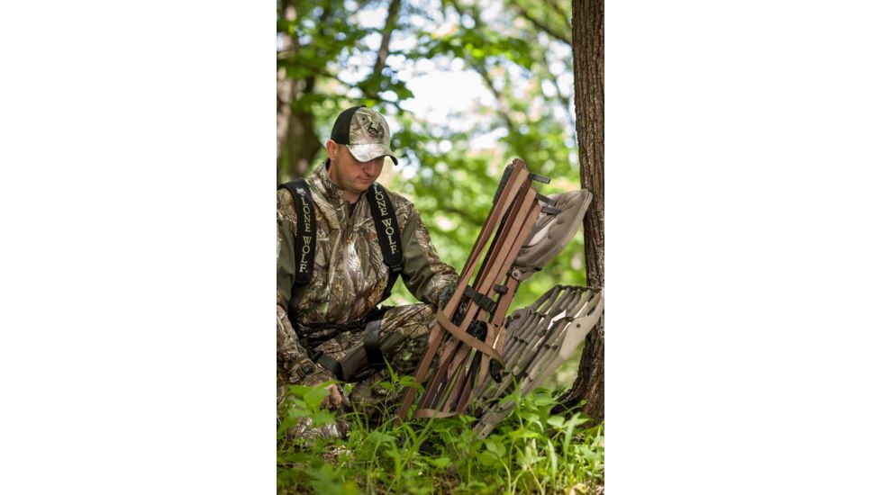 Lone Wolf Treestands Alpha Hang On Tree Stand, Gray AHO II