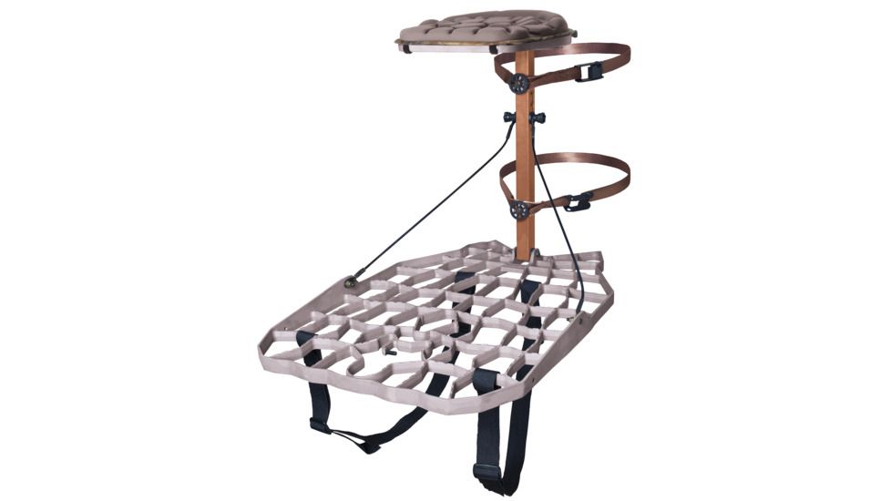 USED Lone Wolf Treestands Alpha Hang On Tree Stand, Gray AHO II, EDEMO2