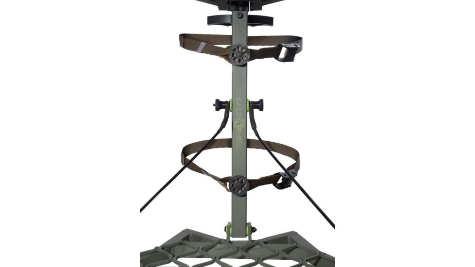 Lone Wolf Treestands Alpha Tech F1 Hang On Tree Stand, Gray AT-F1