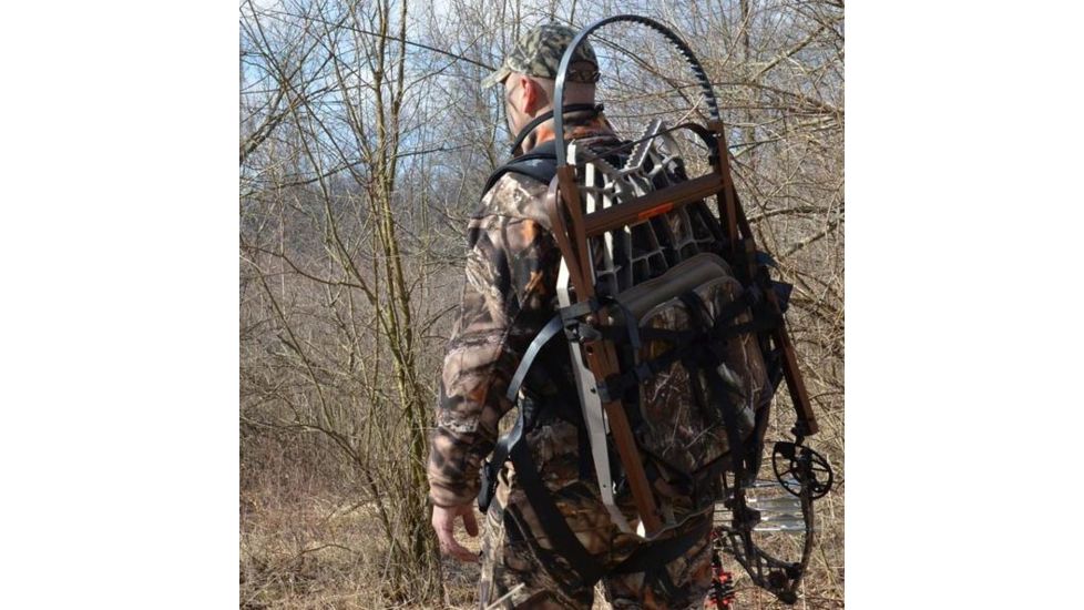 Lone Wolf Treestands Alpha Tech Tree Stand Harness, Gray/Black ATH
