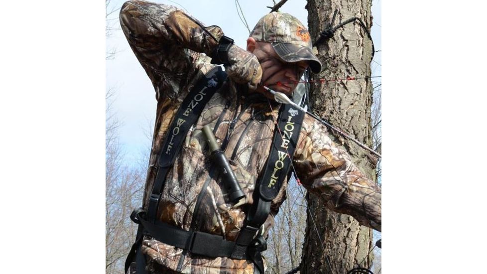 Lone Wolf Treestands Alpha Tech Tree Stand Harness, Gray/Black ATH