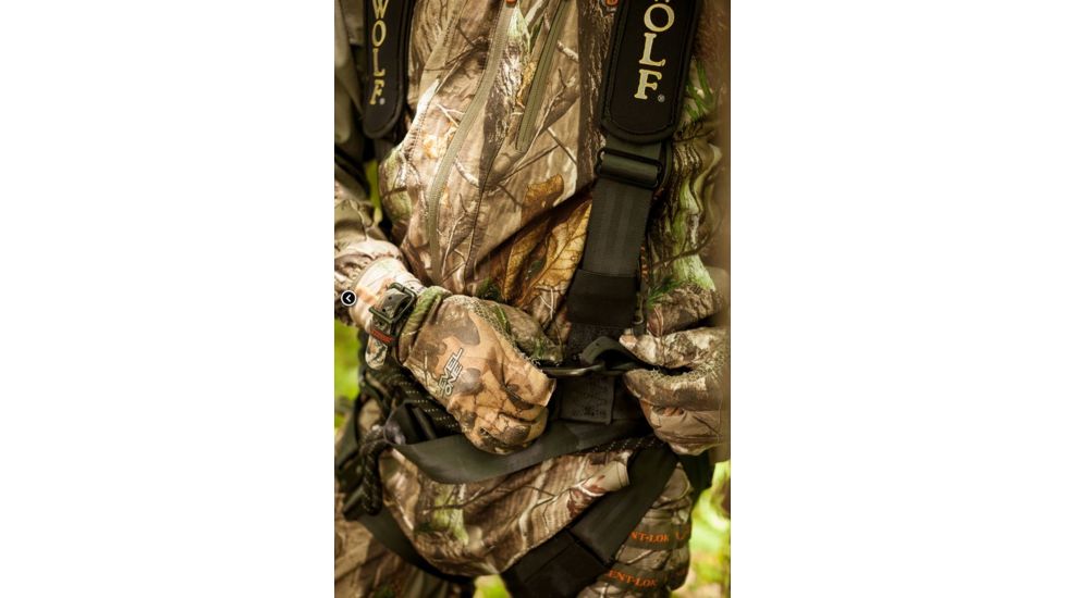 Lone Wolf Treestands Alpha Tech Tree Stand Harness, Gray/Black ATH