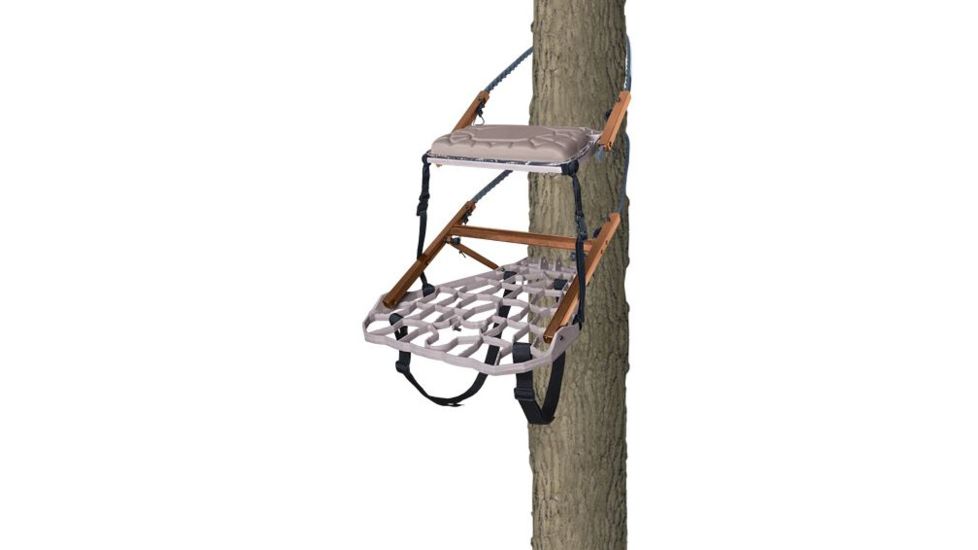Lone Wolf Treestands Assault Hand Climber Combo Tree Stand, Gray ASHCC