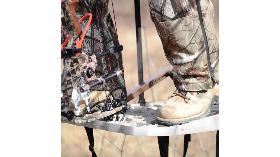 Lone Wolf Treestands Assault Hand Climber Combo Tree Stand, Gray ASHCC