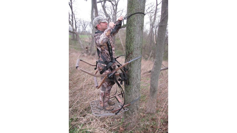 Lone Wolf Treestands Assault Hand Climber Combo Tree Stand, Gray ASHCC