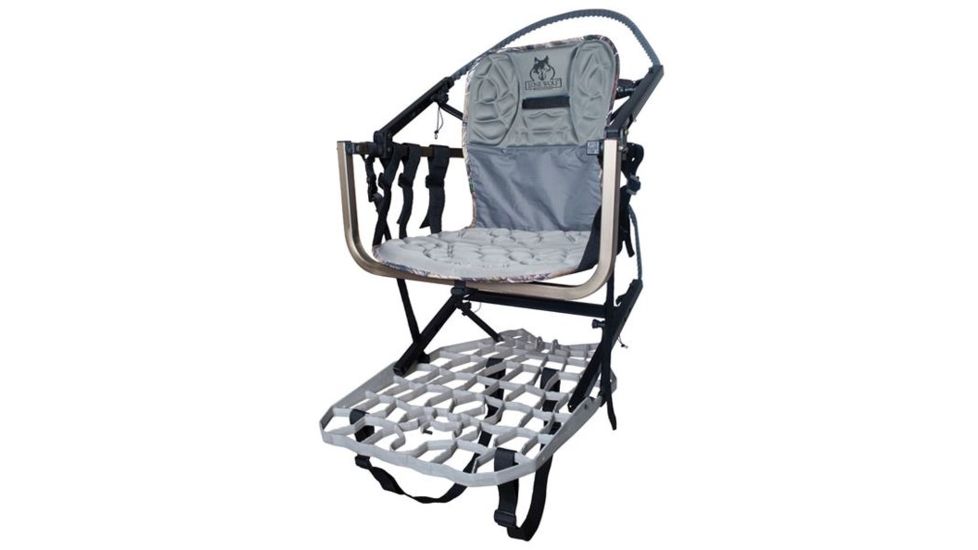 Lone Wolf Treestands Wide Sit and Climb II Combo Tree Stand, Gray WSCC II