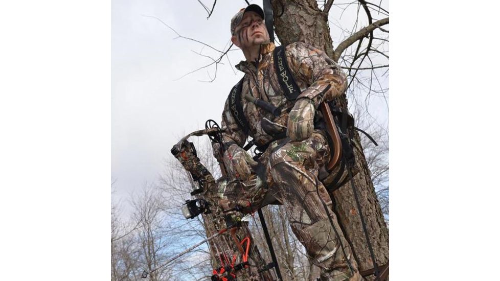 Lone Wolf Treestands Wide Sit and Climb II Combo Tree Stand, Gray WSCC II