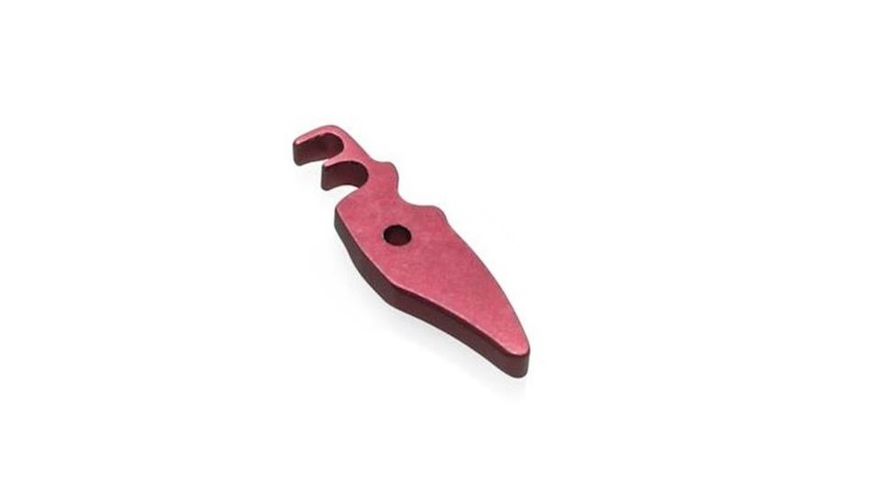 Lone Wolf Arms Ultimate Adjustable Glock Trigger Safety Lever, Red, LWD-UAT-SL-Red