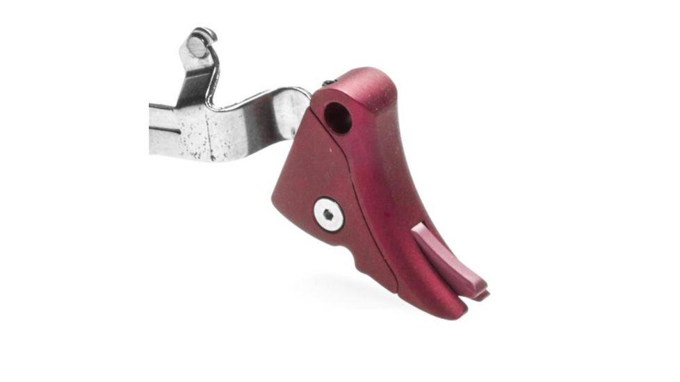 Lone Wolf Arms Ultimate Adjustable Glock Trigger w/Trigger Bar, 9mm/.40 S&amp;W/.357 SIG, Not G43, Red, LWD-UAT-A-940-Red